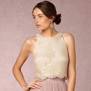 BHLDN Bea Top by Donna Morgan - Ivory - Size 4